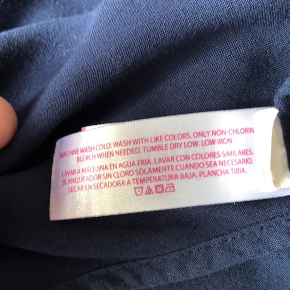 ❤️3X20 NO BOUNDARIES Navy Blue Flower Embroidered Tank Top | 2XL Junior - Picture 11 of 12